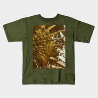 Palm Tree Leaves Pattern Kids T-Shirt